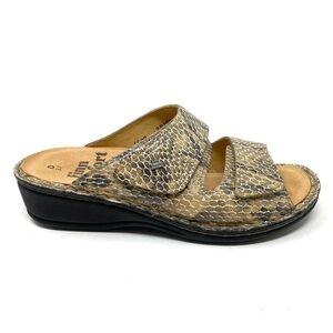 FINN COMFORT WOMENS JAMAIKA SOFT SANDALS - VIPERA MUSHROOM
